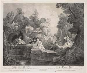 Fêtes au Dieu Pan (ætsning og gravering)